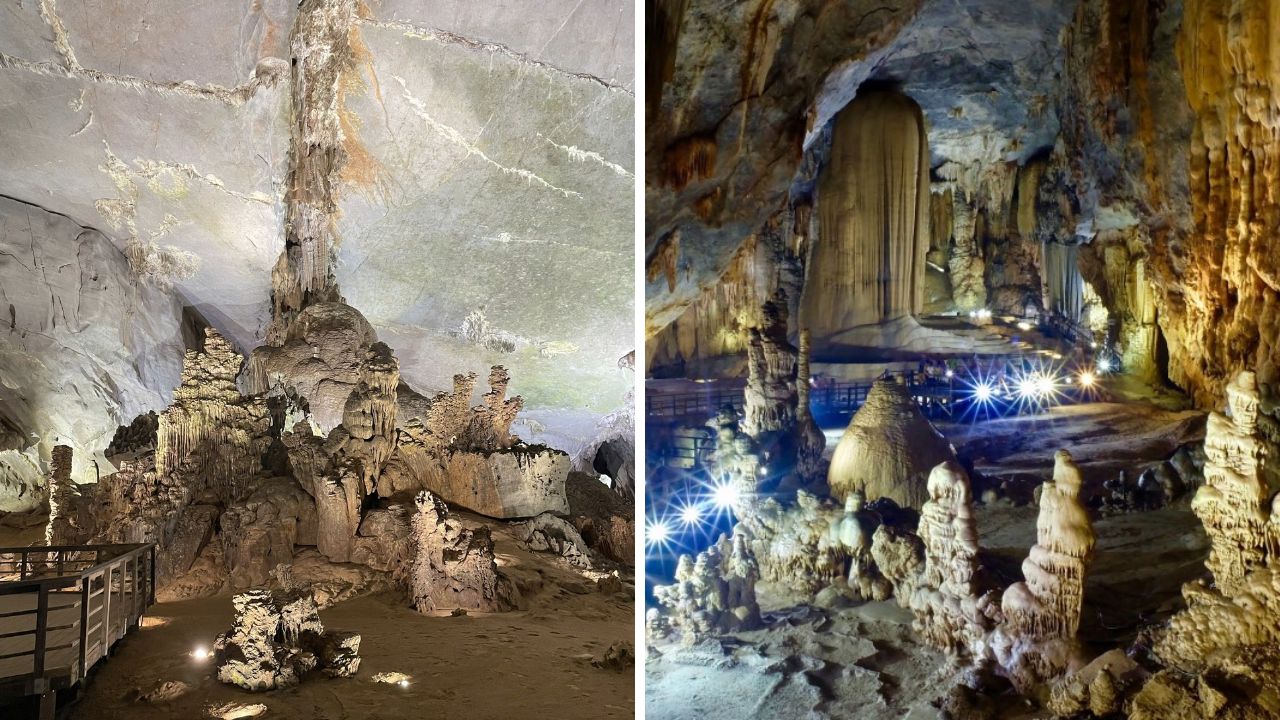 Phong Nha vs Paradise cave