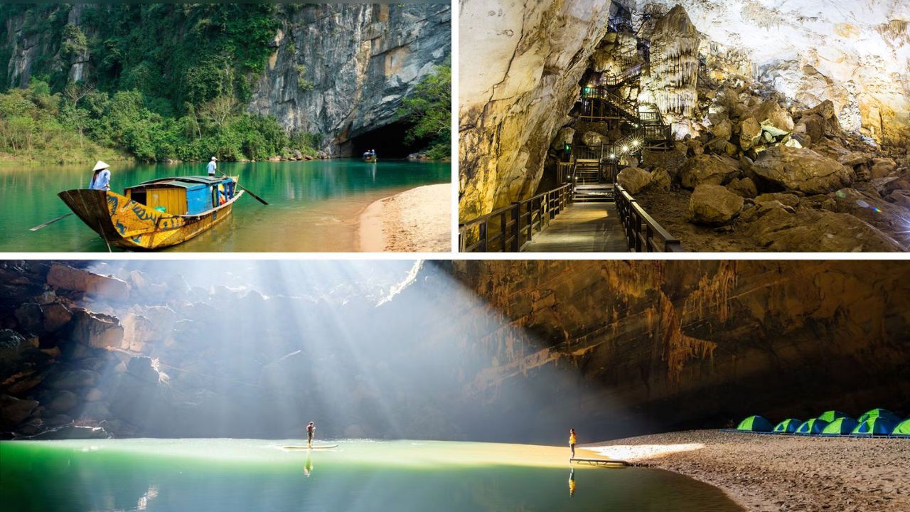 Phong Nha Cave, Paradise Cave, and Son Doong Cave