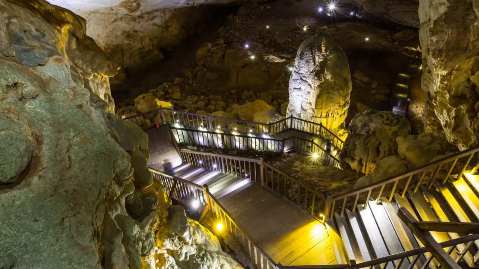 Paradise cave stairs
